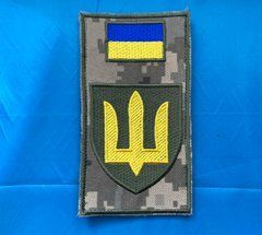 Шеврон-заглушка Загальновійськовий Сухопутні війська